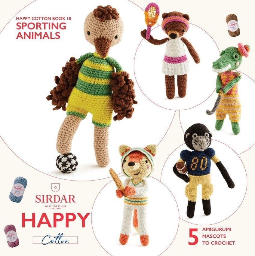Sirdar Happy Cotton Pattern Book - Sporting Animals