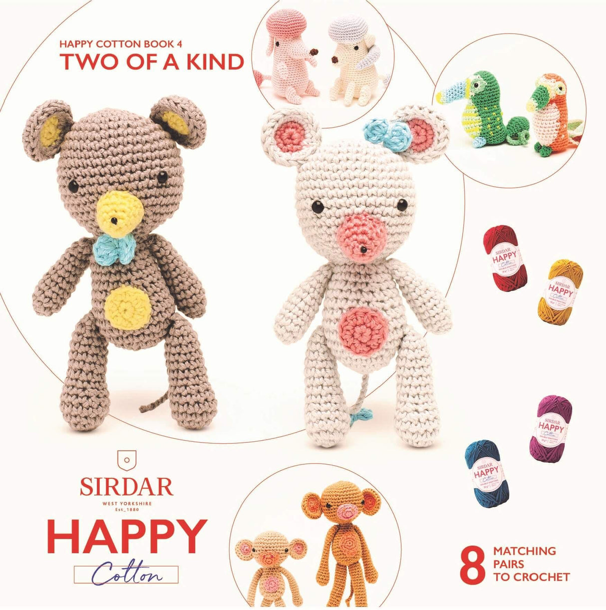 Sirdar Happy Cotton Pattern Book - Two of a Kind Book 2