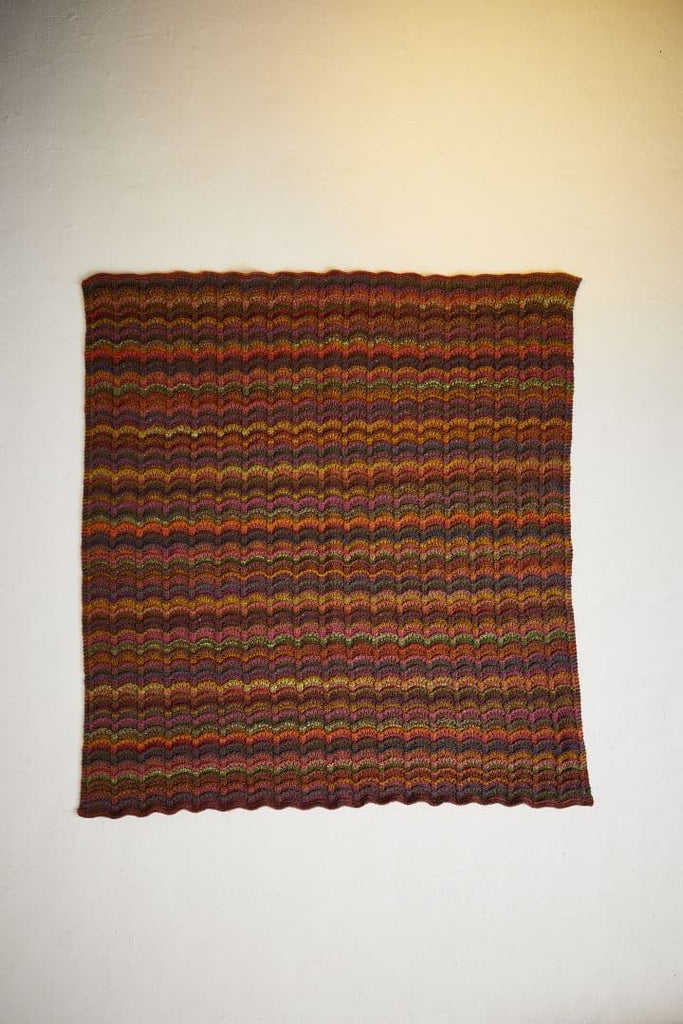 Sirdar Jewelspun Aran Blanket Pattern 10723