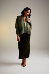 Sirdar Jewelspun Aran Cardigan Pattern 10720