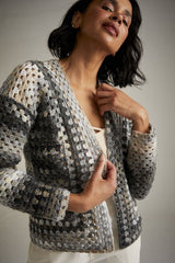 Sirdar Jewelspun Aran Cardigan Pattern 10727