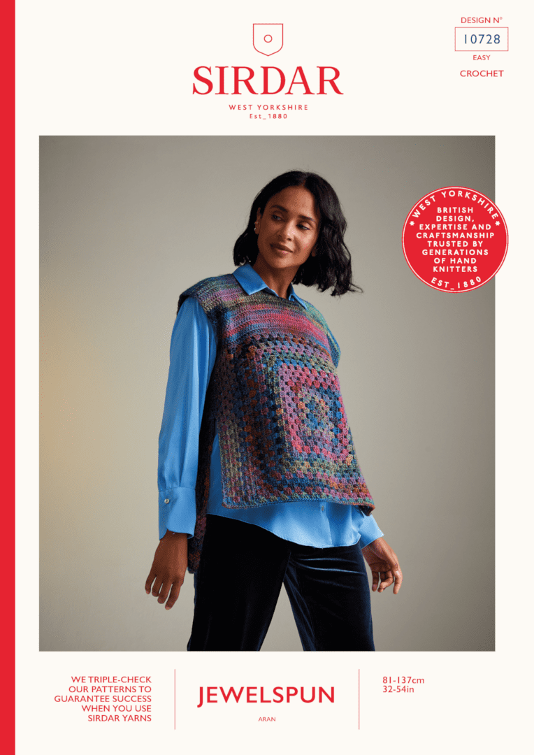 Sirdar Jewelspun Aran Pattern 10728