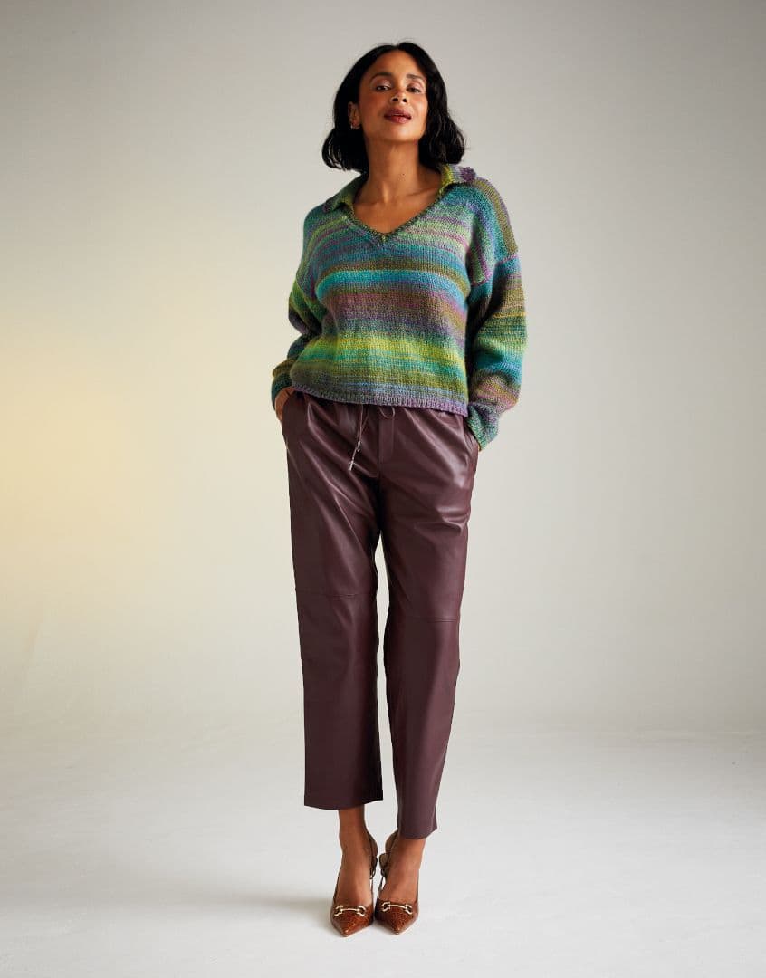 Sirdar Jewelspun Aran Sweater Pattern 10718