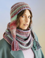 Sirdar Jewelspun Chunky Hat & Snood Pattern 10709