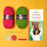 Sirdar Kith & Kin Crochet Kit - Granny Square Cushion