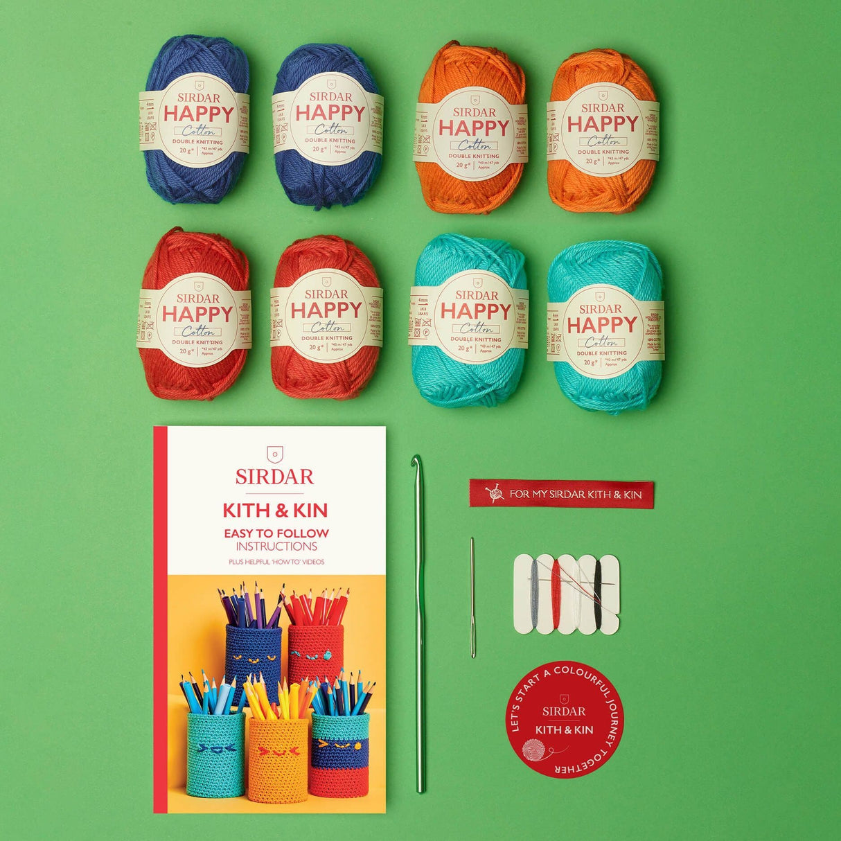 Sirdar Kith & Kin Crochet Kit - Pencil Pots