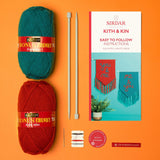 Sirdar Kith & Kin Knitting Kit - Me & You Wall Hanging