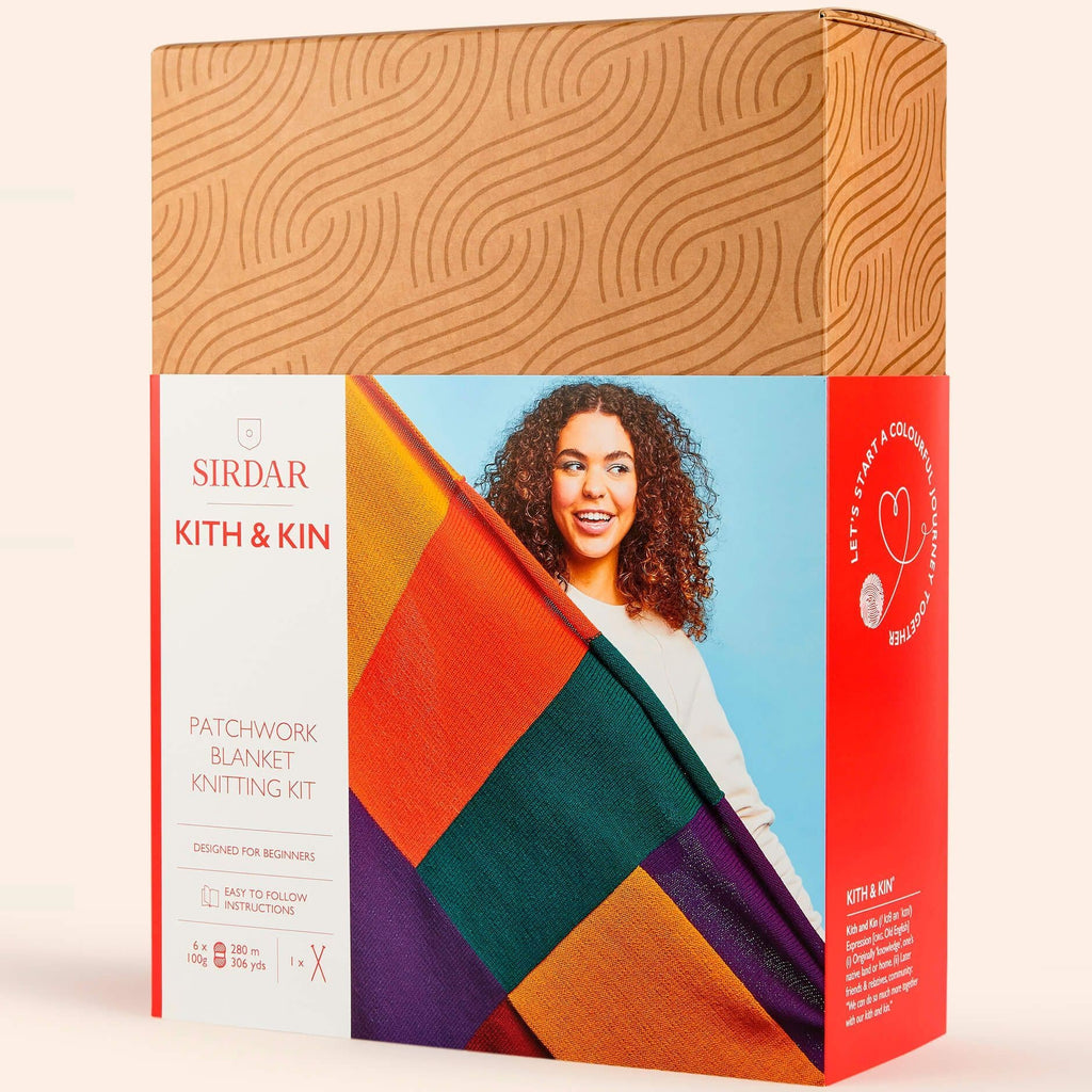 Sirdar Kith & Kin Knitting Kit - Patchwork Blanket