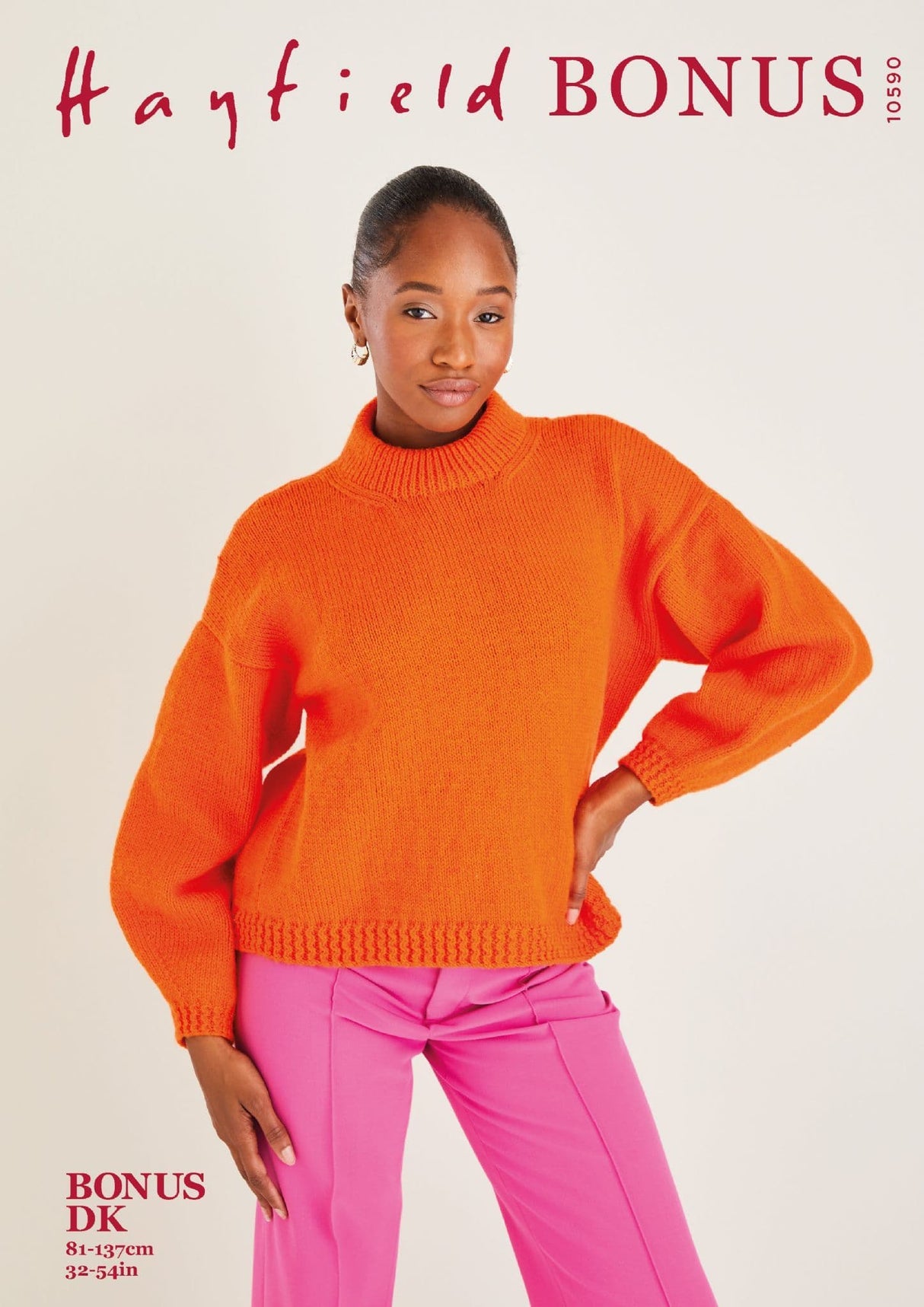 Sirdar Mood Boosting Collection Sweater Pattern 10590