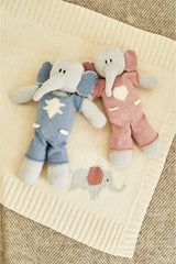 Stylecraft Adam & Astrid Elephant Toy & Blanket Pattern 9854 - PDF Download