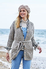 Stylecraft Highland Heathers Aran Cardigan Pattern 9872 - PDF Download