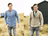 Stylecraft Highland Heathers Aran Cardigan Pattern 9876 - PDF Download