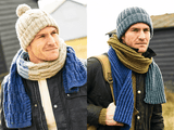 Stylecraft Highland Heathers Aran Scarf & Hat Pattern 9878 - PDF Download