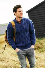 Stylecraft Highland Heathers Aran Sweater Pattern 9875 - PDF Download