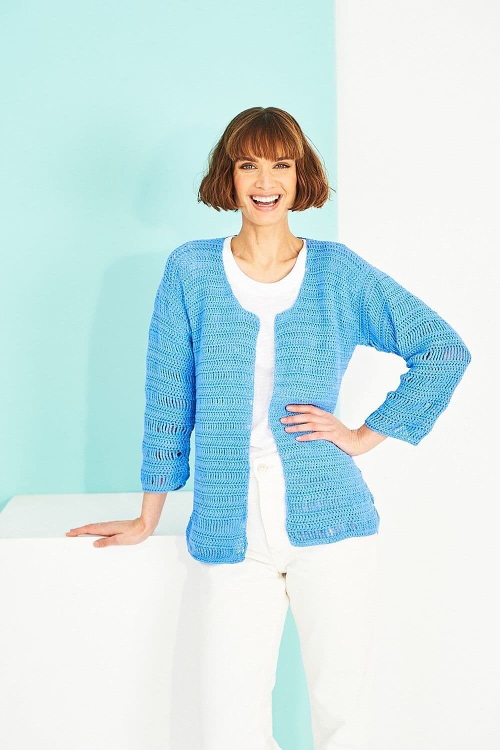 Stylecraft Naturals Organic Cotton Cardigan & Jumper Pattern 9915 - PDF Download
