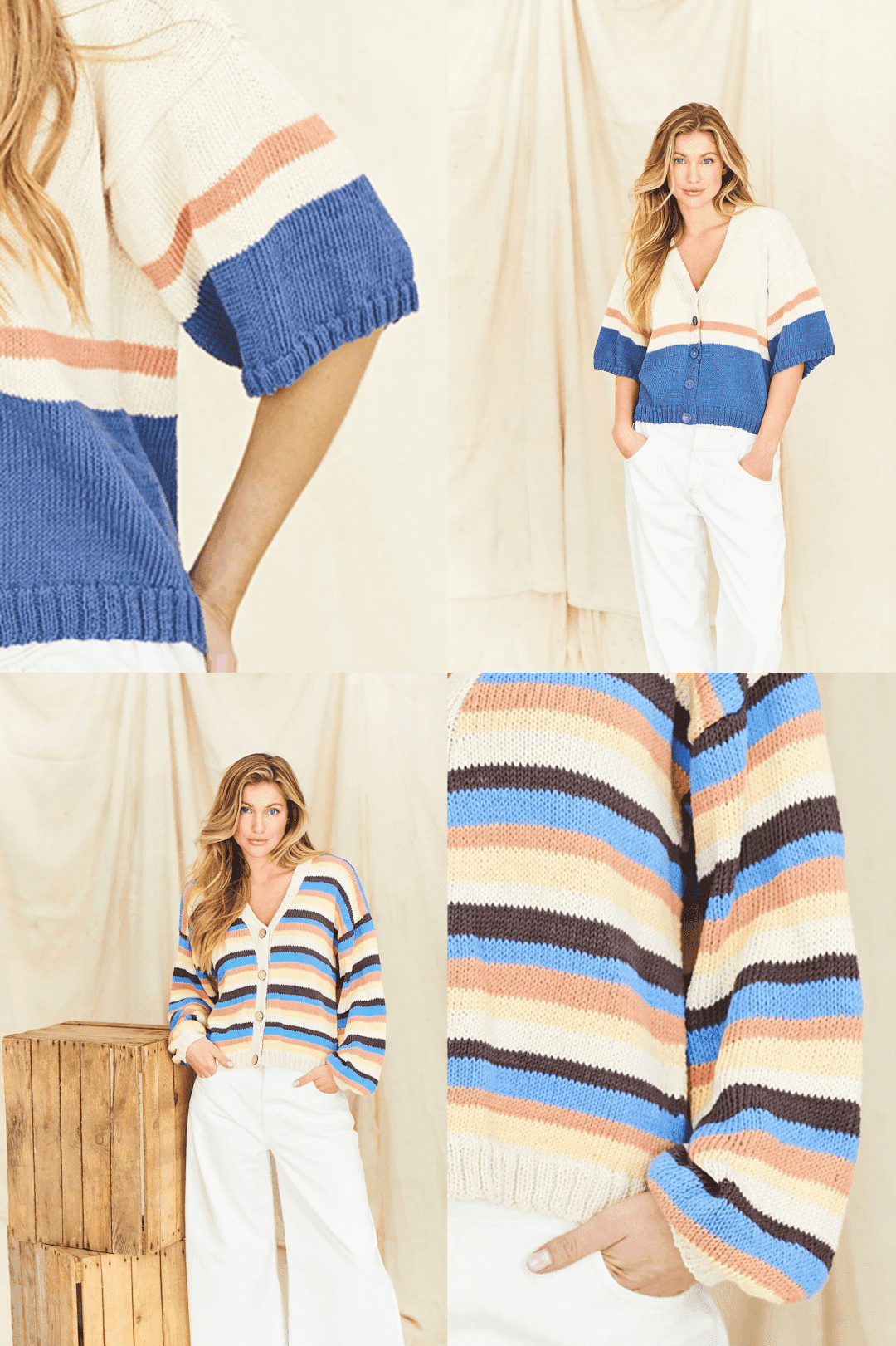 Stylecraft Naturals Organic Cotton Cardigan Pattern 9838 - PDF Download