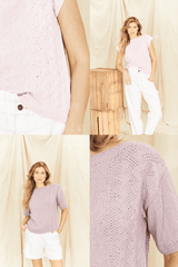 Stylecraft Naturals Organic Cotton Top Pattern 9840 - PDF Download