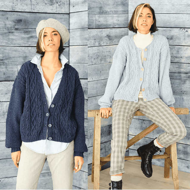 Stylecraft ReCreate DK Cardigan Pattern 9856 - PDF Download