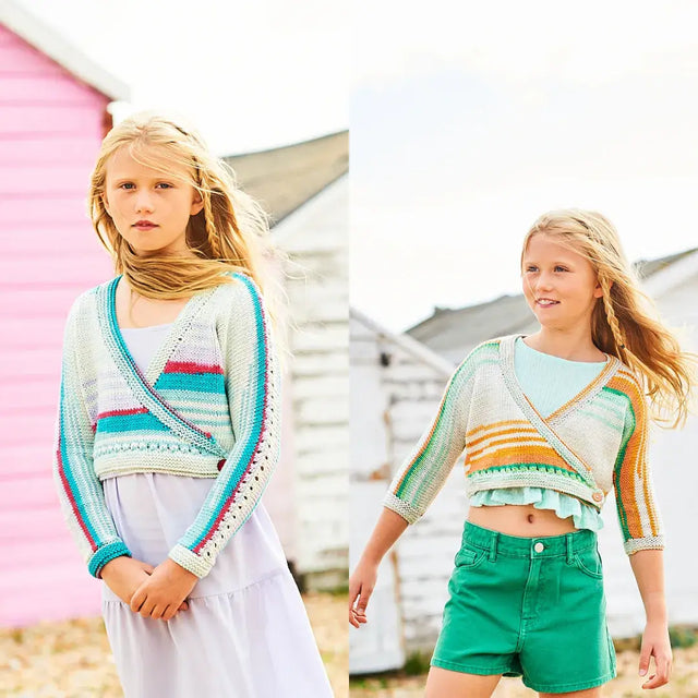 Stylecraft Savannah Aran Children's Cardigan Pattern 9985 - PDF Download