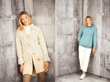 Stylecraft Special XL Chunky Tweed Cardigan & Sweater Pattern 9806 - PDF Download