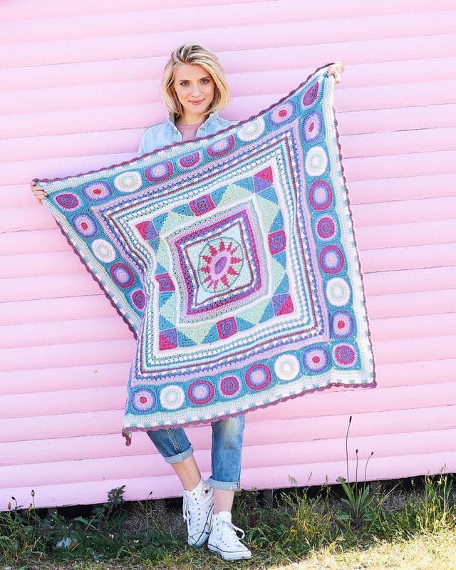 Stylecraft Sunstar County Garden Blanket - Crochet Along (CAL)