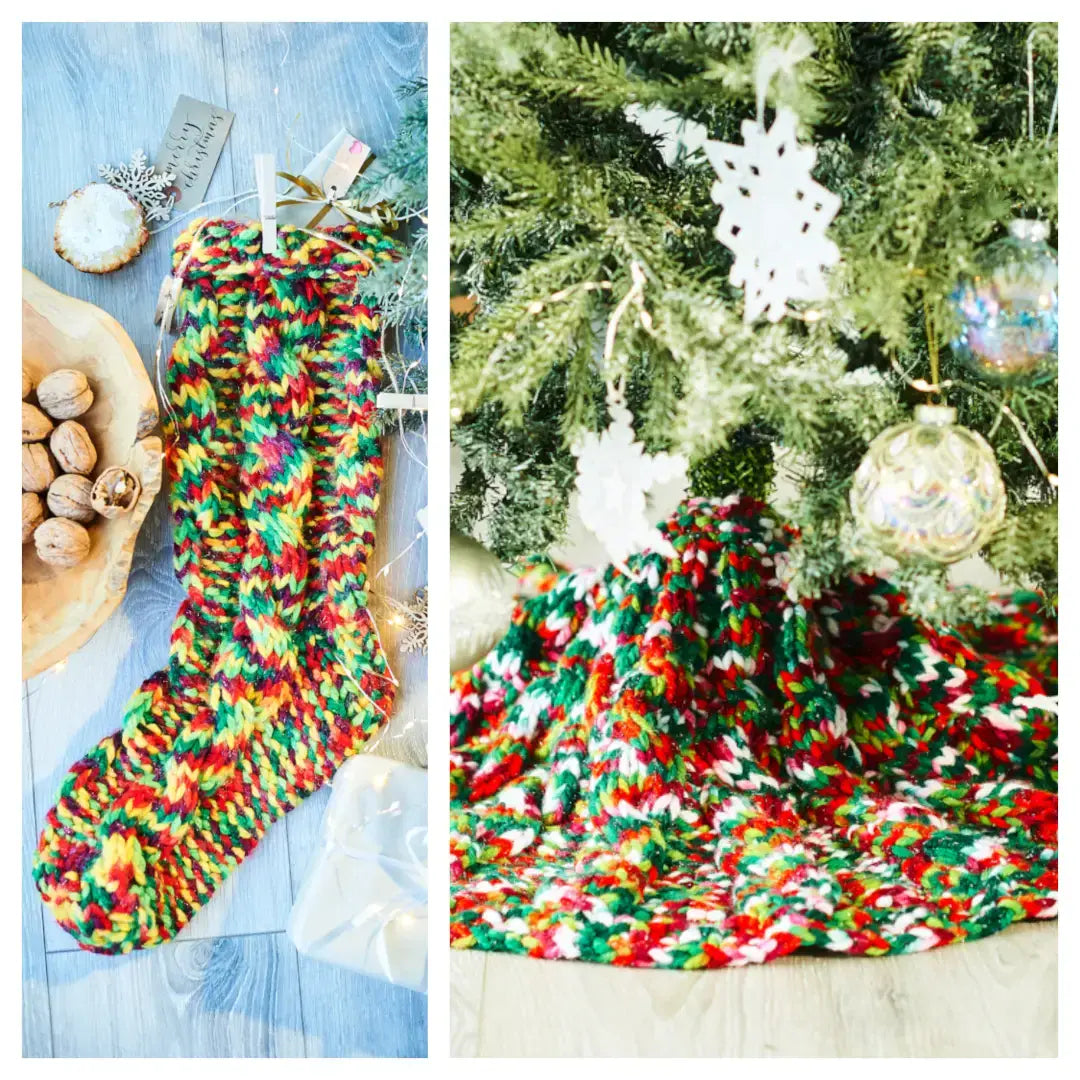 Stylecraft Winter Magic XL Christmas Stocking Pattern 10029 - PDF