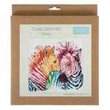 Trimits Counted Cross Stitch Kit - Zebra 36 x 36cm