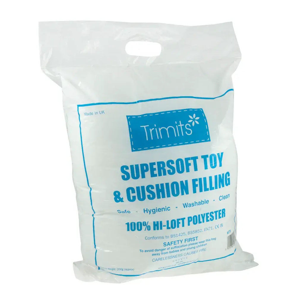 Trimits Washable Polyester Craft Filling / Toy Stuffing 200g